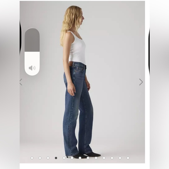 Levi’s 501 Original 90’s Mid-rise Straight Leg Denim Jeans. Size 24 - Picture 5 of 14